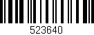Código de barras (EAN, GTIN, SKU, ISBN): '523640'