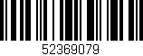 Código de barras (EAN, GTIN, SKU, ISBN): '52369079'