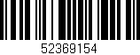Código de barras (EAN, GTIN, SKU, ISBN): '52369154'