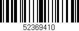Código de barras (EAN, GTIN, SKU, ISBN): '52369410'