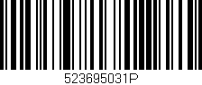Código de barras (EAN, GTIN, SKU, ISBN): '523695031p'
