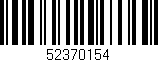 Código de barras (EAN, GTIN, SKU, ISBN): '52370154'