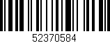 Código de barras (EAN, GTIN, SKU, ISBN): '52370584'