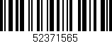 Código de barras (EAN, GTIN, SKU, ISBN): '52371565'