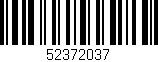 Código de barras (EAN, GTIN, SKU, ISBN): '52372037'