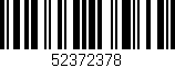 Código de barras (EAN, GTIN, SKU, ISBN): '52372378'