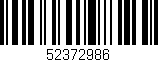 Código de barras (EAN, GTIN, SKU, ISBN): '52372986'