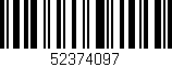 Código de barras (EAN, GTIN, SKU, ISBN): '52374097'