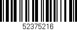 Código de barras (EAN, GTIN, SKU, ISBN): '52375216'