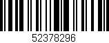 Código de barras (EAN, GTIN, SKU, ISBN): '52378296'