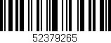 Código de barras (EAN, GTIN, SKU, ISBN): '52379265'
