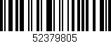 Código de barras (EAN, GTIN, SKU, ISBN): '52379805'