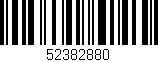 Código de barras (EAN, GTIN, SKU, ISBN): '52382880'