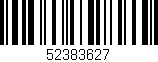 Código de barras (EAN, GTIN, SKU, ISBN): '52383627'