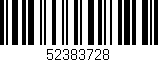 Código de barras (EAN, GTIN, SKU, ISBN): '52383728'
