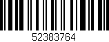 Código de barras (EAN, GTIN, SKU, ISBN): '52383764'