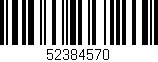 Código de barras (EAN, GTIN, SKU, ISBN): '52384570'