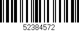 Código de barras (EAN, GTIN, SKU, ISBN): '52384572'