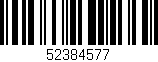 Código de barras (EAN, GTIN, SKU, ISBN): '52384577'
