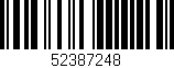 Código de barras (EAN, GTIN, SKU, ISBN): '52387248'