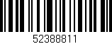 Código de barras (EAN, GTIN, SKU, ISBN): '52388811'