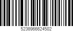 Código de barras (EAN, GTIN, SKU, ISBN): '5238966624502'
