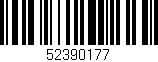 Código de barras (EAN, GTIN, SKU, ISBN): '52390177'
