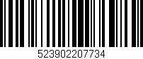 Código de barras (EAN, GTIN, SKU, ISBN): '523902207734'