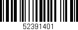 Código de barras (EAN, GTIN, SKU, ISBN): '52391401'