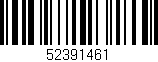 Código de barras (EAN, GTIN, SKU, ISBN): '52391461'