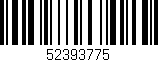 Código de barras (EAN, GTIN, SKU, ISBN): '52393775'