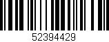 Código de barras (EAN, GTIN, SKU, ISBN): '52394429'