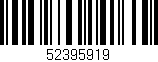 Código de barras (EAN, GTIN, SKU, ISBN): '52395919'