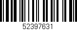 Código de barras (EAN, GTIN, SKU, ISBN): '52397631'