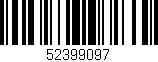Código de barras (EAN, GTIN, SKU, ISBN): '52399097'