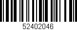 Código de barras (EAN, GTIN, SKU, ISBN): '52402046'