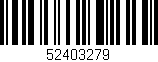 Código de barras (EAN, GTIN, SKU, ISBN): '52403279'