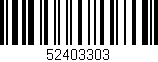 Código de barras (EAN, GTIN, SKU, ISBN): '52403303'
