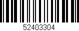 Código de barras (EAN, GTIN, SKU, ISBN): '52403304'