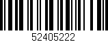 Código de barras (EAN, GTIN, SKU, ISBN): '52405222'