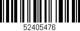 Código de barras (EAN, GTIN, SKU, ISBN): '52405476'