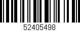 Código de barras (EAN, GTIN, SKU, ISBN): '52405498'