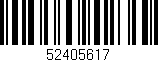 Código de barras (EAN, GTIN, SKU, ISBN): '52405617'