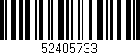Código de barras (EAN, GTIN, SKU, ISBN): '52405733'