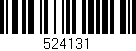 Código de barras (EAN, GTIN, SKU, ISBN): '524131'