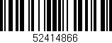 Código de barras (EAN, GTIN, SKU, ISBN): '52414866'