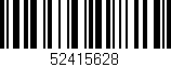 Código de barras (EAN, GTIN, SKU, ISBN): '52415628'
