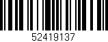 Código de barras (EAN, GTIN, SKU, ISBN): '52419137'