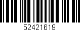 Código de barras (EAN, GTIN, SKU, ISBN): '52421619'