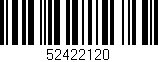 Código de barras (EAN, GTIN, SKU, ISBN): '52422120'